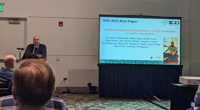 Best paper award at ISAV 2023